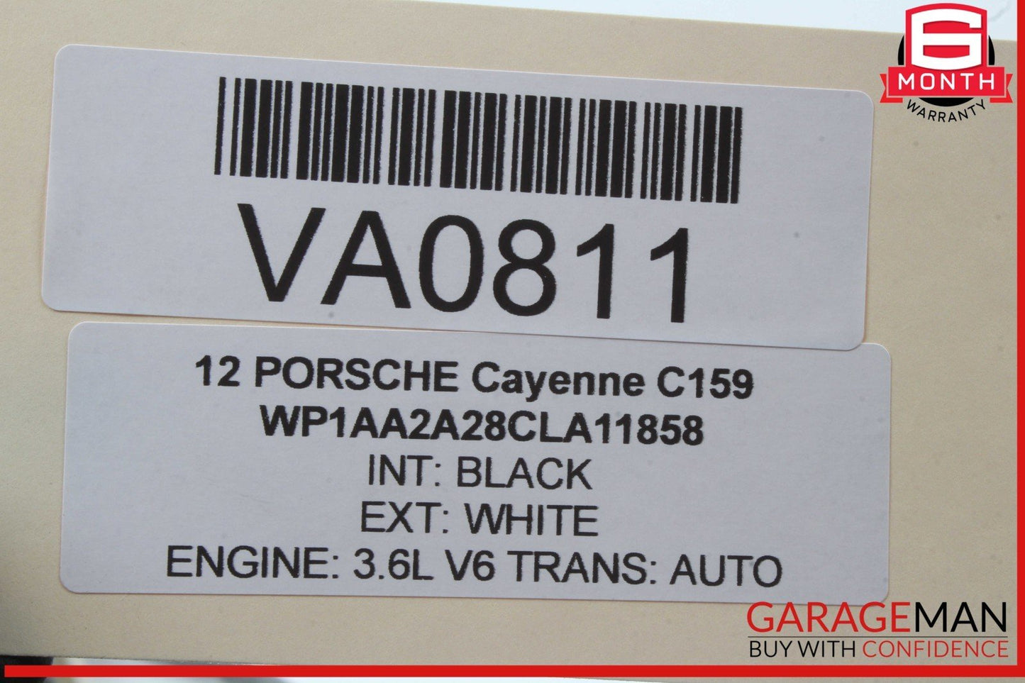11-18 Porsche Cayenne 958 Front or Rear Right Side Exterior Door Handle OEM