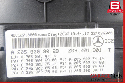 15-18 Mercedes W205 C300 Speedometer Odometer Instrument Cluster Gauge OEM