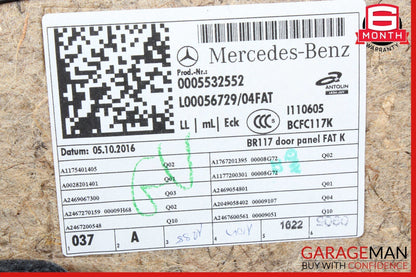 14-18 Mercedes W117 CLA250 Front Left Interior Door Trim Panel Cover Assembly