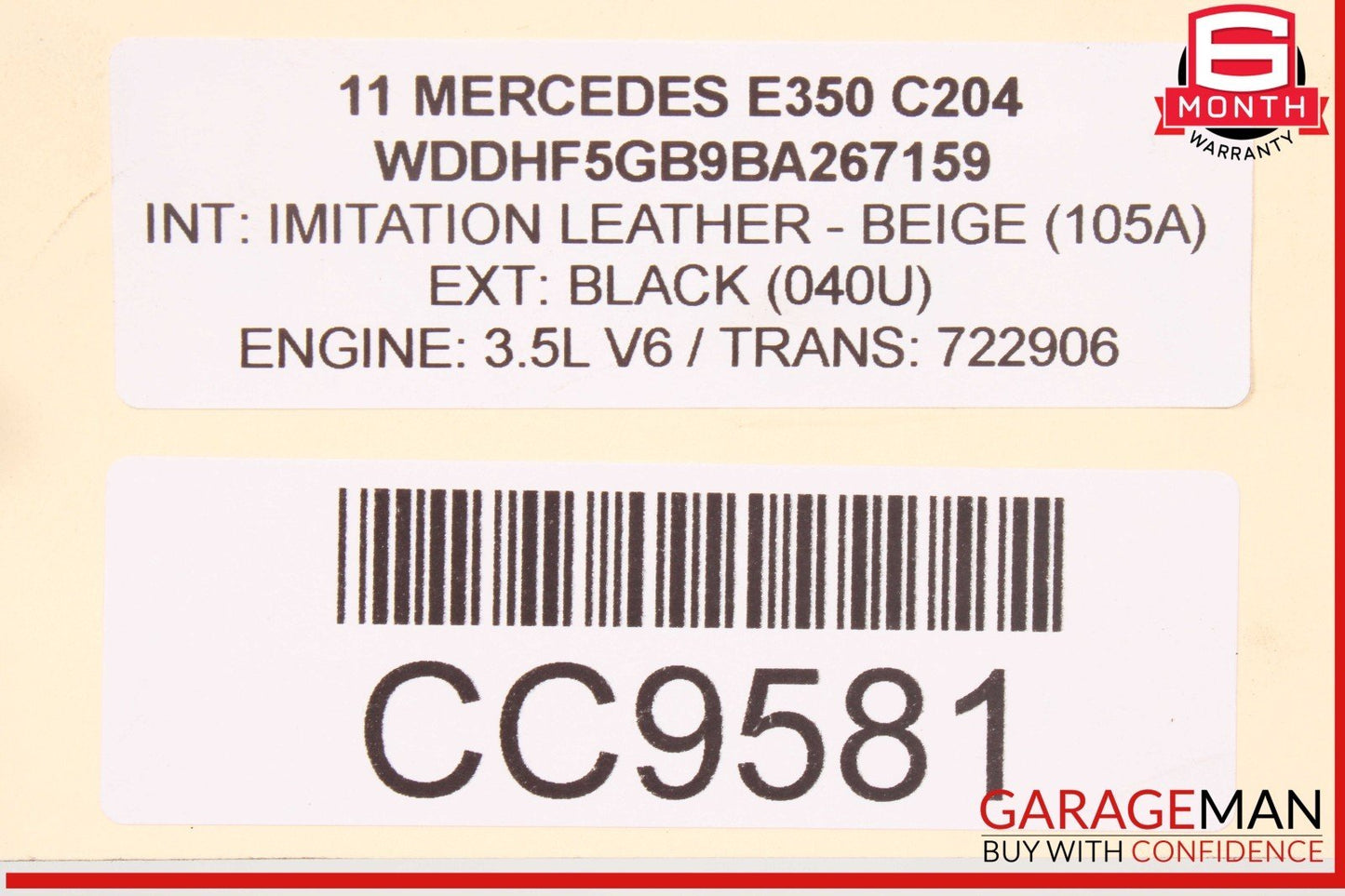 10-16 Mercedes W212 E350 C350 SL400 Rear Differential Diff Axle Carrier OEM