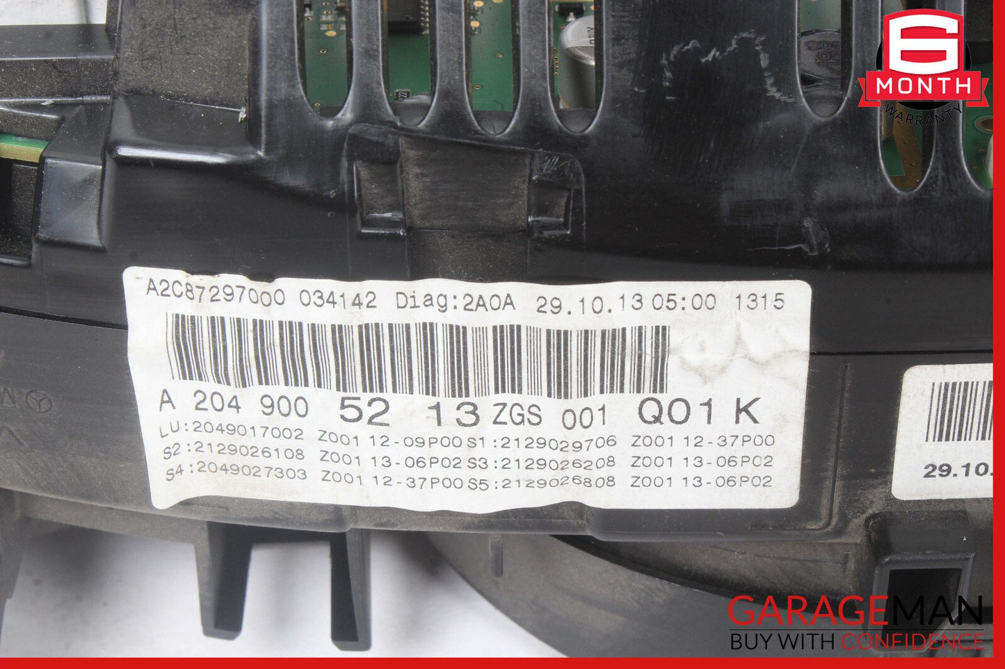 12-14 Mercedes W204 C250 C300 Instrument Speedometer Cluster 2049005213 OEM