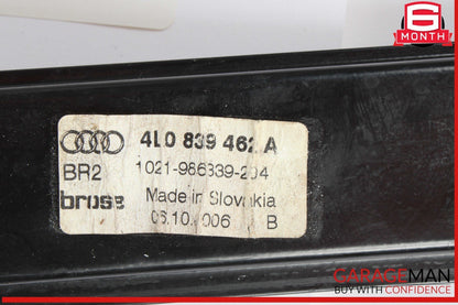 07-15 Audi Q7 Rear Right Passenger Side Window Regulator 4L0839462A OEM