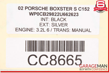 97-04 Porsche Boxster 986 Rear Subframe Crossmember Sub Frame Bar Assembly OEM