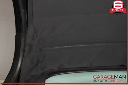 05-08 Porsche Boxster 987 Rear Convertible Soft Top Roof Glass Assembly Black