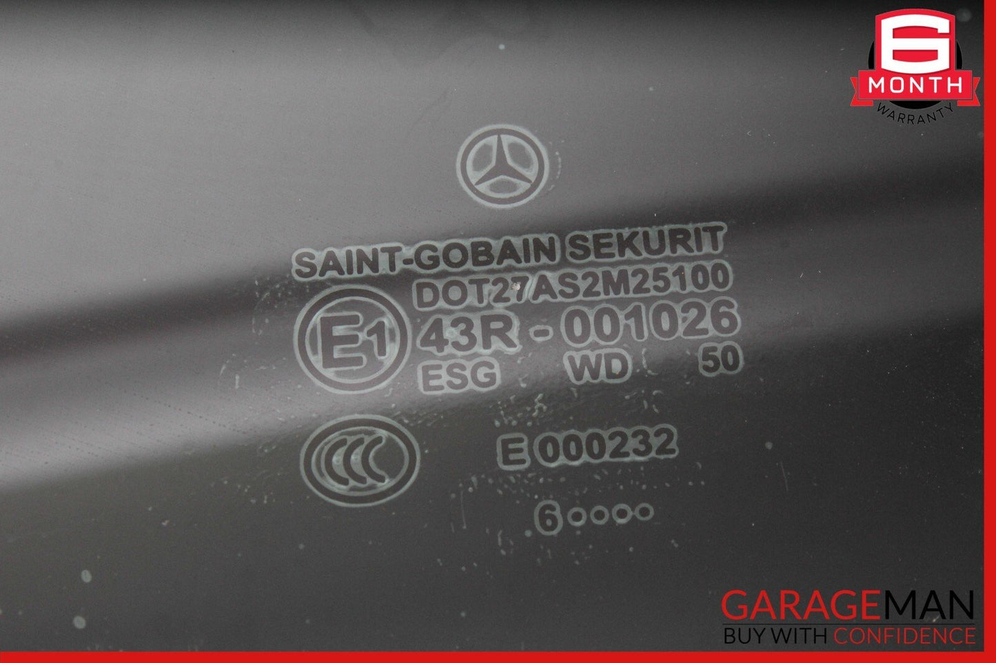 03-12 Mercedes R230 SL550 SL500 Front Left Driver Side Door Window Glass OEM