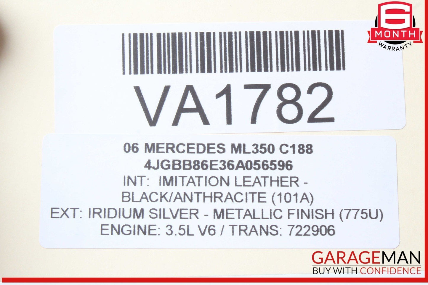 06-13 Mercedes W164 ML450 Rear Right or Left Side Suspension Upper Control Arm