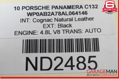 10-16 Porsche Panamera 970 Cayenne Right Side Intake Camshaft 94810505122 OEM