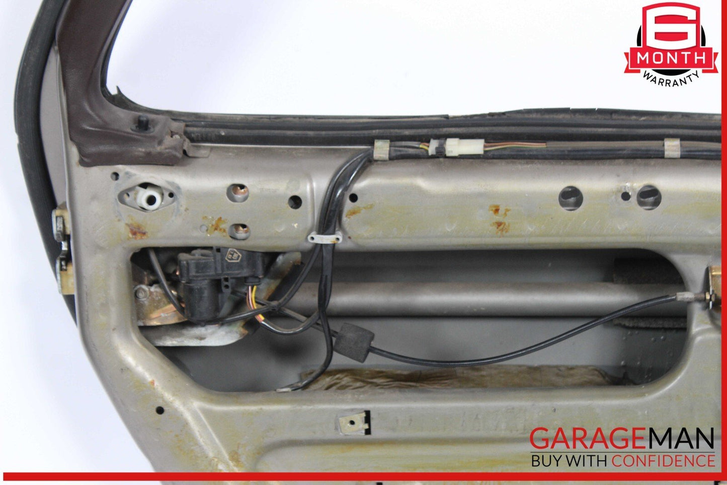 84-91 Porsche 928 S Front Left Side Exterior Door Shell Panel Gray OEM