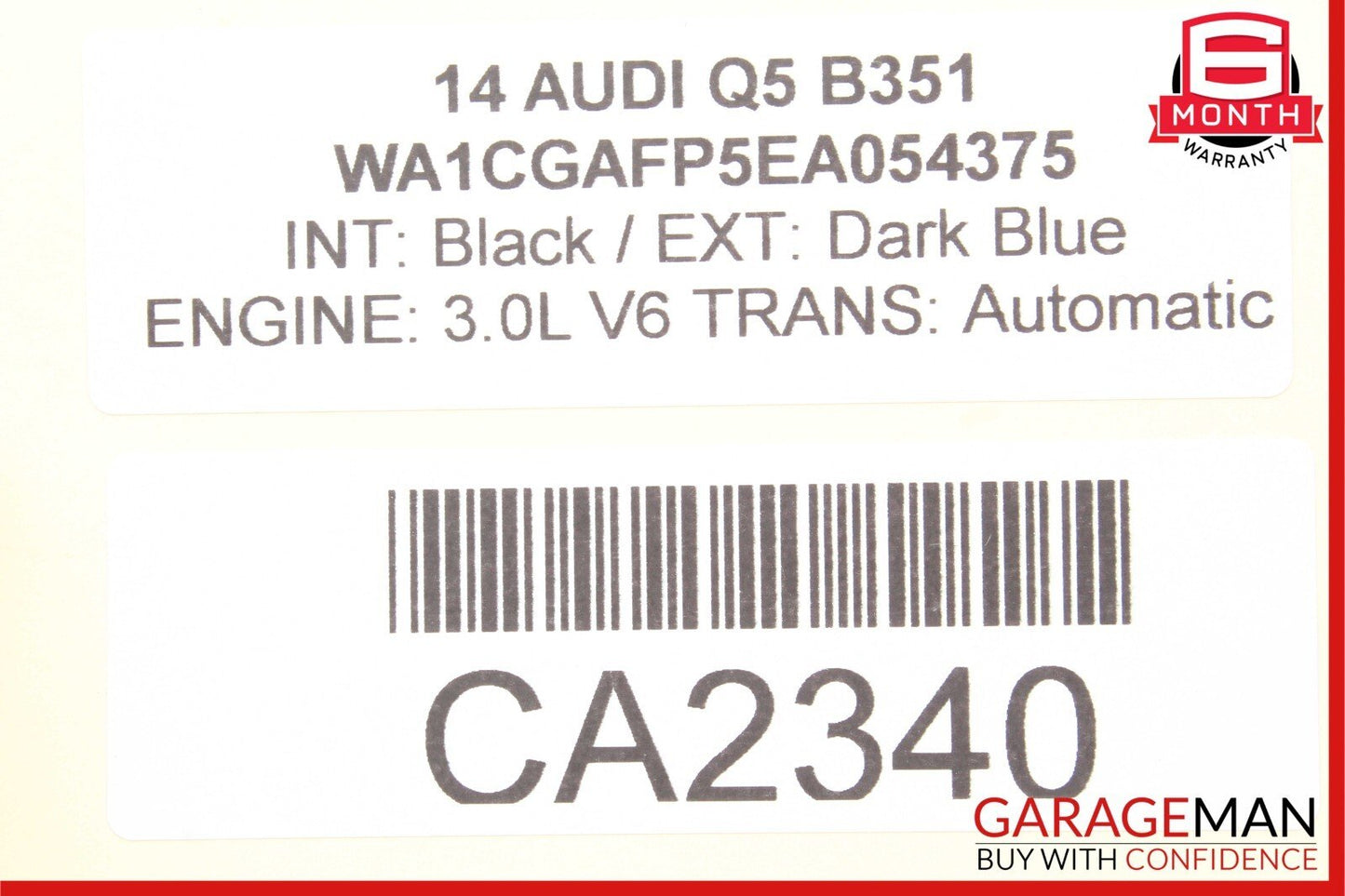09-18 Audi Q5 A4 A5 Throttle Accelerator Gas Pedal 8K1723523A OEM