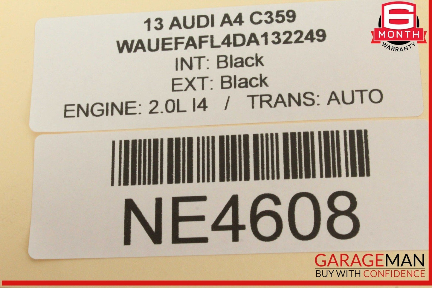 13-16 Audi A4 Speedometer Instrument Cluster Gauge 8K0920982D OEM