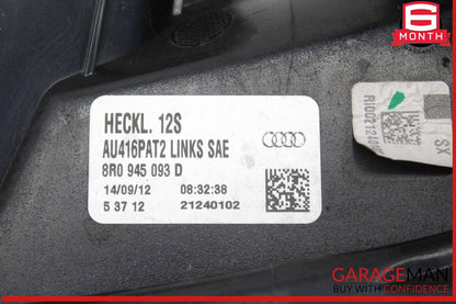 13-17 Audi Q5 SQ5 Rear Left Driver Side Tail Light Lamp LED 8R0945093D OEM