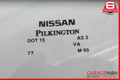 13-24 Nissan Leaf Front Left Driver Side Door Window Glass OEM 803013NF0A