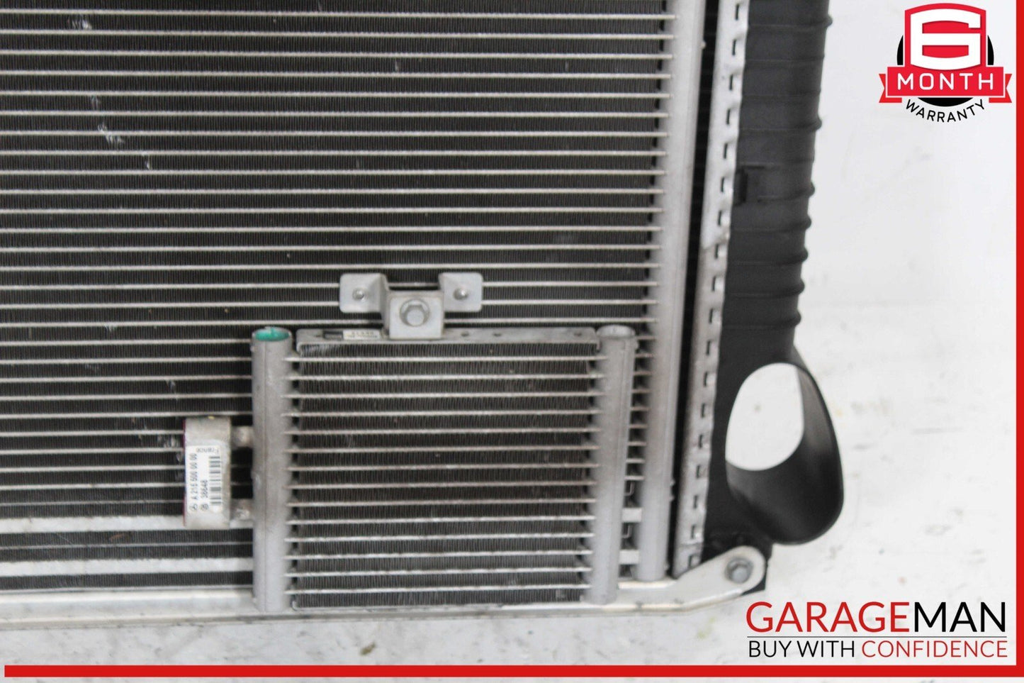 03-08 Mercedes R230 SL500 Engine Radiator A/C AC Condenser Oil Cooler Assembly