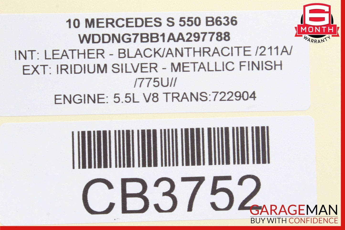10-13 Mercedes W221 S550 S63 AMG Power Steering Rack & Pinion 2214605000
