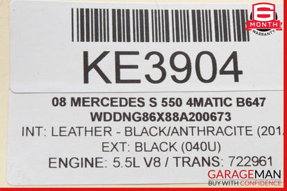 07-14 Mercedes W221 S550 Front Left Side Seat Control Memory Controller Switch
