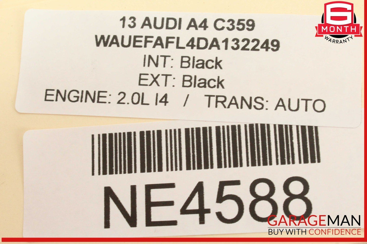 09-16 Audi A4 S4 Front Right Passenger Side Window Regulator Motor 8K0959802A
