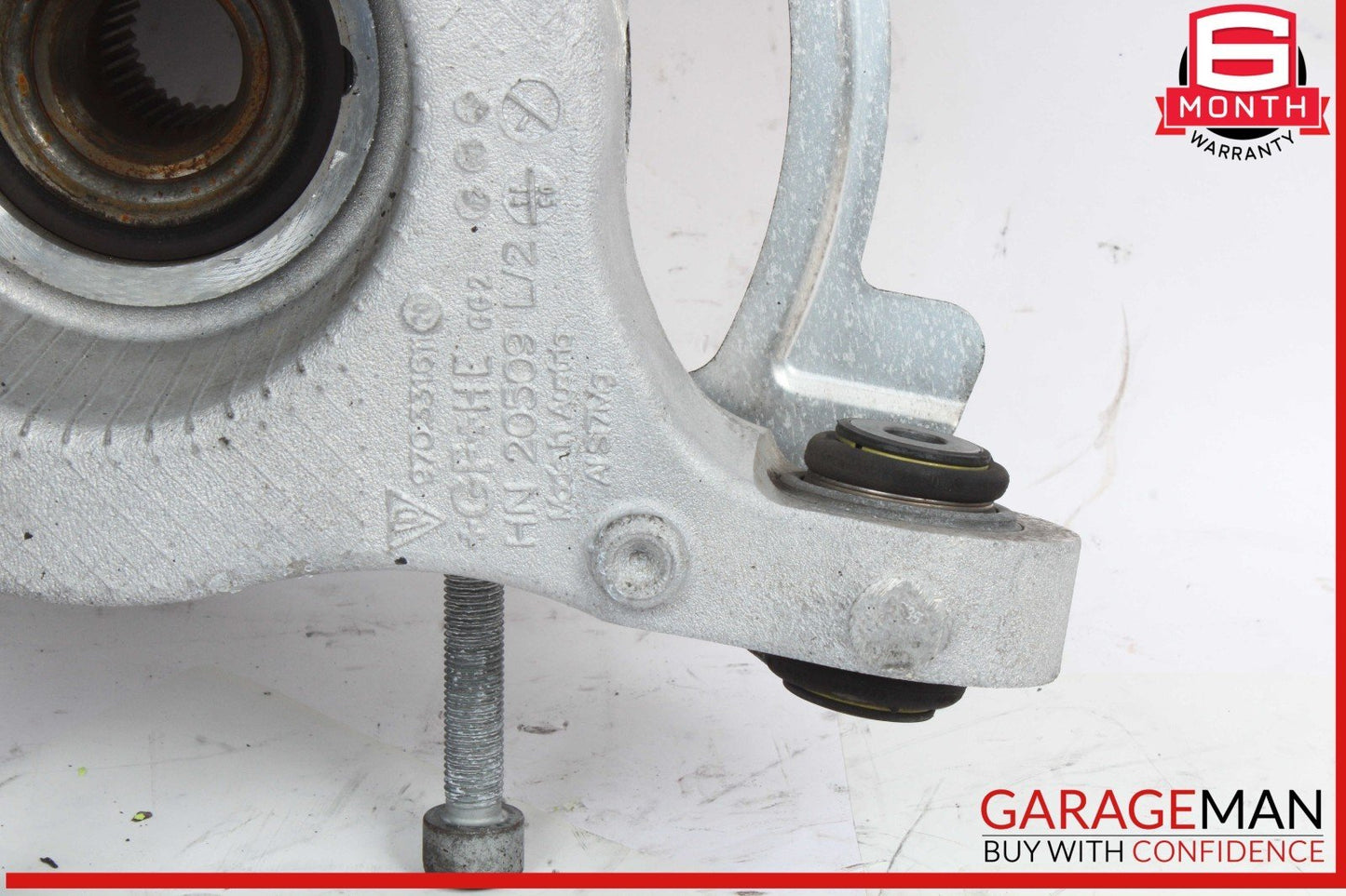 14-16 Porsche Panamera 970 E-Hybrid Rear Left Side Spindle Knuckle Wheel Hub OEM