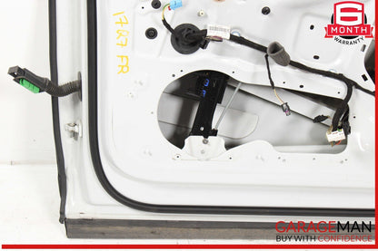 17-19 Audi Q7 Front Right Passenger Side Door Shell White OEM