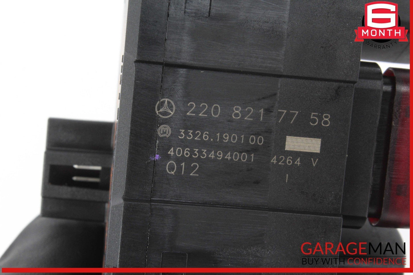03-06 Mercedes W220 S430 S500 Center Dashboard Control Switch 2208217758 OEM