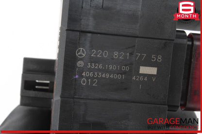 03-06 Mercedes W220 S430 S500 Center Dashboard Control Switch 2208217758 OEM