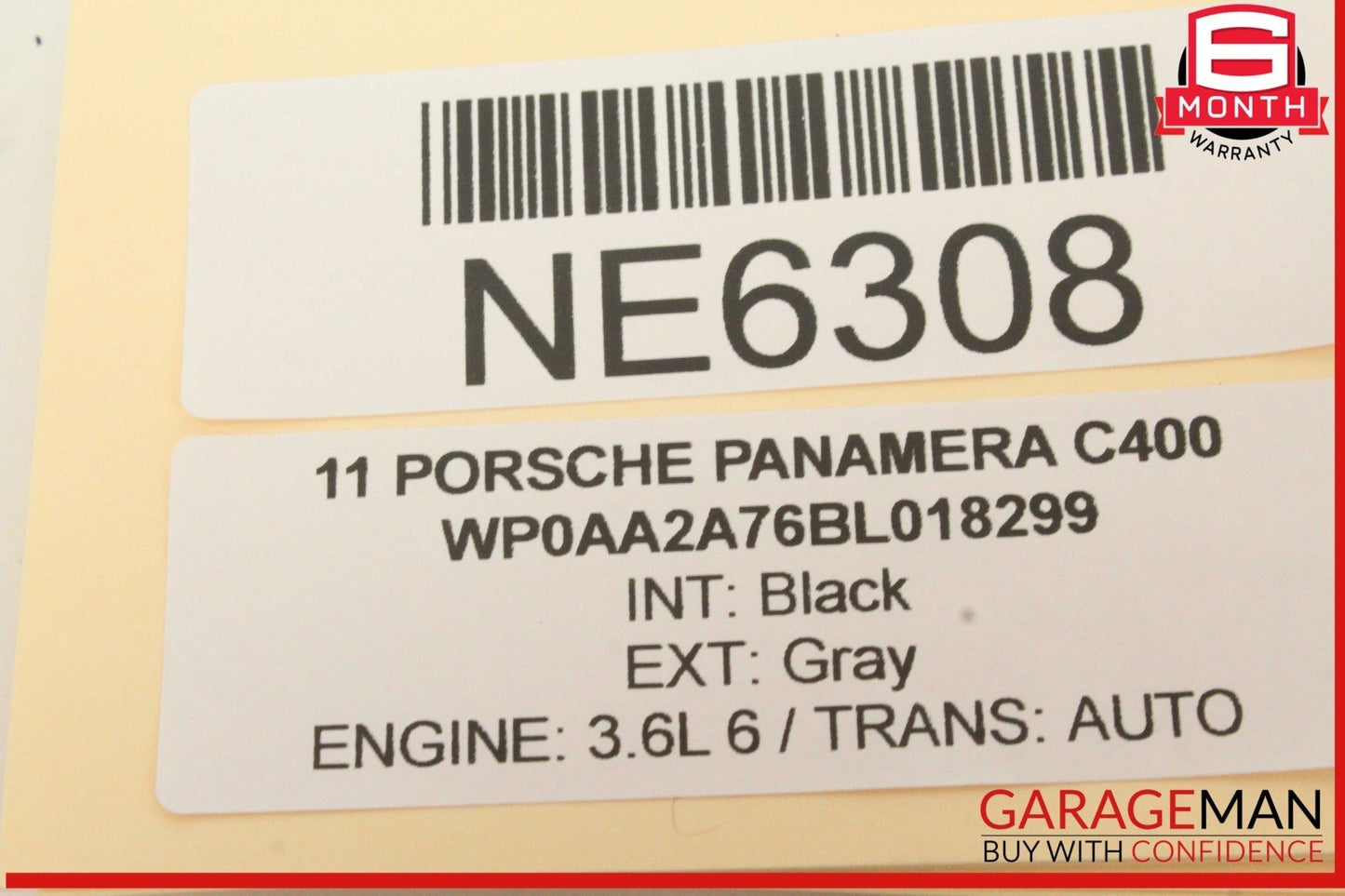10-16 Porsche Panamera 970 Front Left or Rear Right Window Regulator Motor OEM