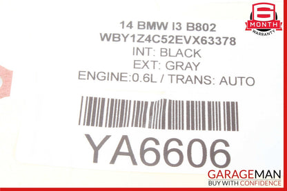 14-21 BMW i3 I01 Hybrid Engine Rear Exhaust Muffler Silencer 8614958 OEM