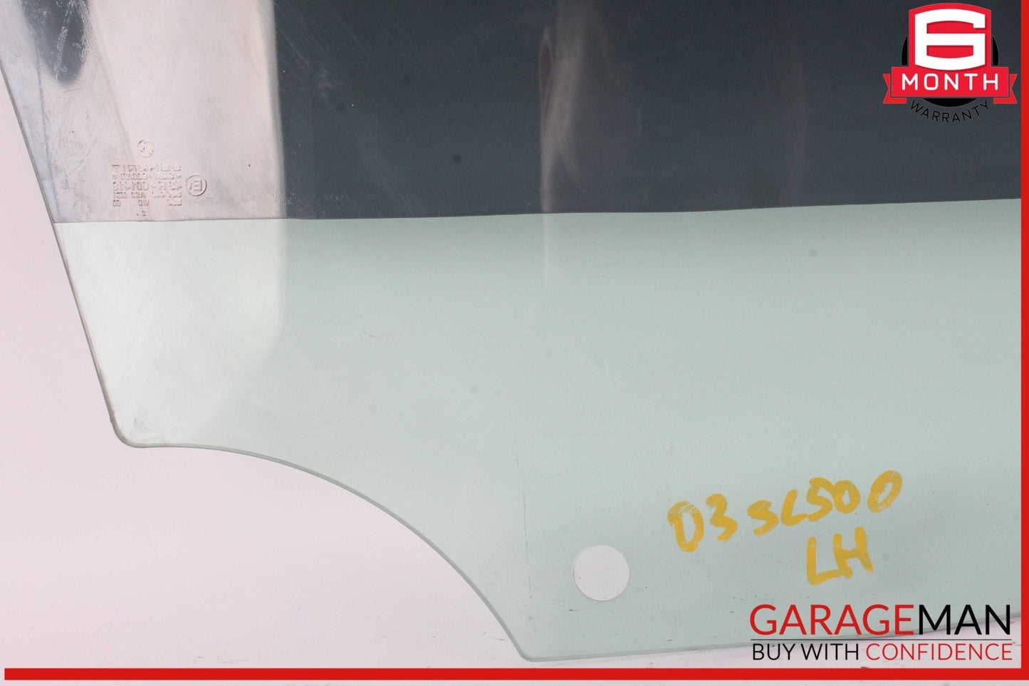 03-12 Mercedes R230 SL500 SL55 AMG Front Left Driver Side Door Window Glass OEM
