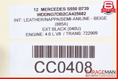 11-14 Mercedes S550 CL550 4.7L V8 Right Side Turbocharger Turbo Charger Manifold