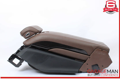 14-17 Mercedes W222 S550 S63 AMG Rear Center Console Arm Rest Armrest Brown OEM