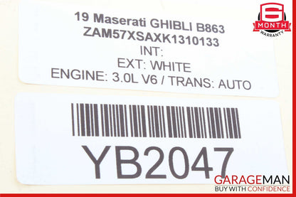 14-19 Maserati Ghibli Dash AUX USB Phone Storage Box Compartment OEM 670066186