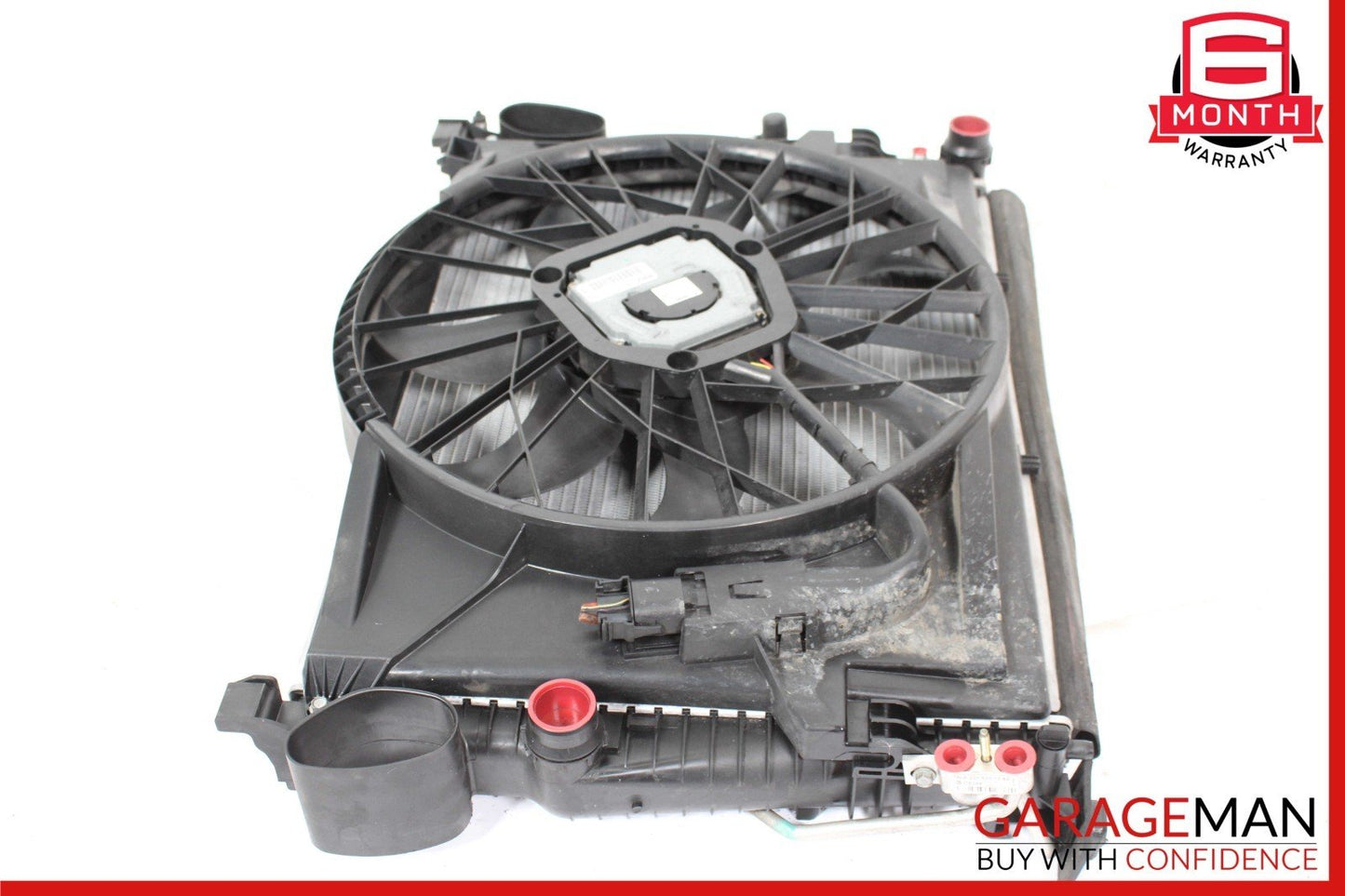 03-06 Mercedes R230 SL500 CLS500 Engine Cooling Radiator A/C Air Condenser Assy