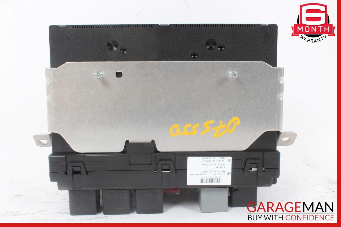 07-13 Mercedes W221 S550 CL550 Rear Trunk Fuse Box Relay Block 2215403050 OEM