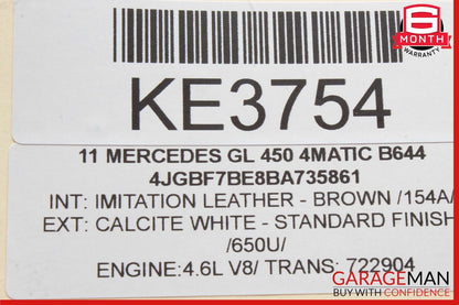 07-12 Mercedes GL550 GL450 Rear Third Seat Row Power Folding Controller Module