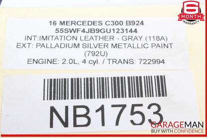 15-20 Mercedes W205 C300 2.0L Engine Timing Cover 2740150700 OEM