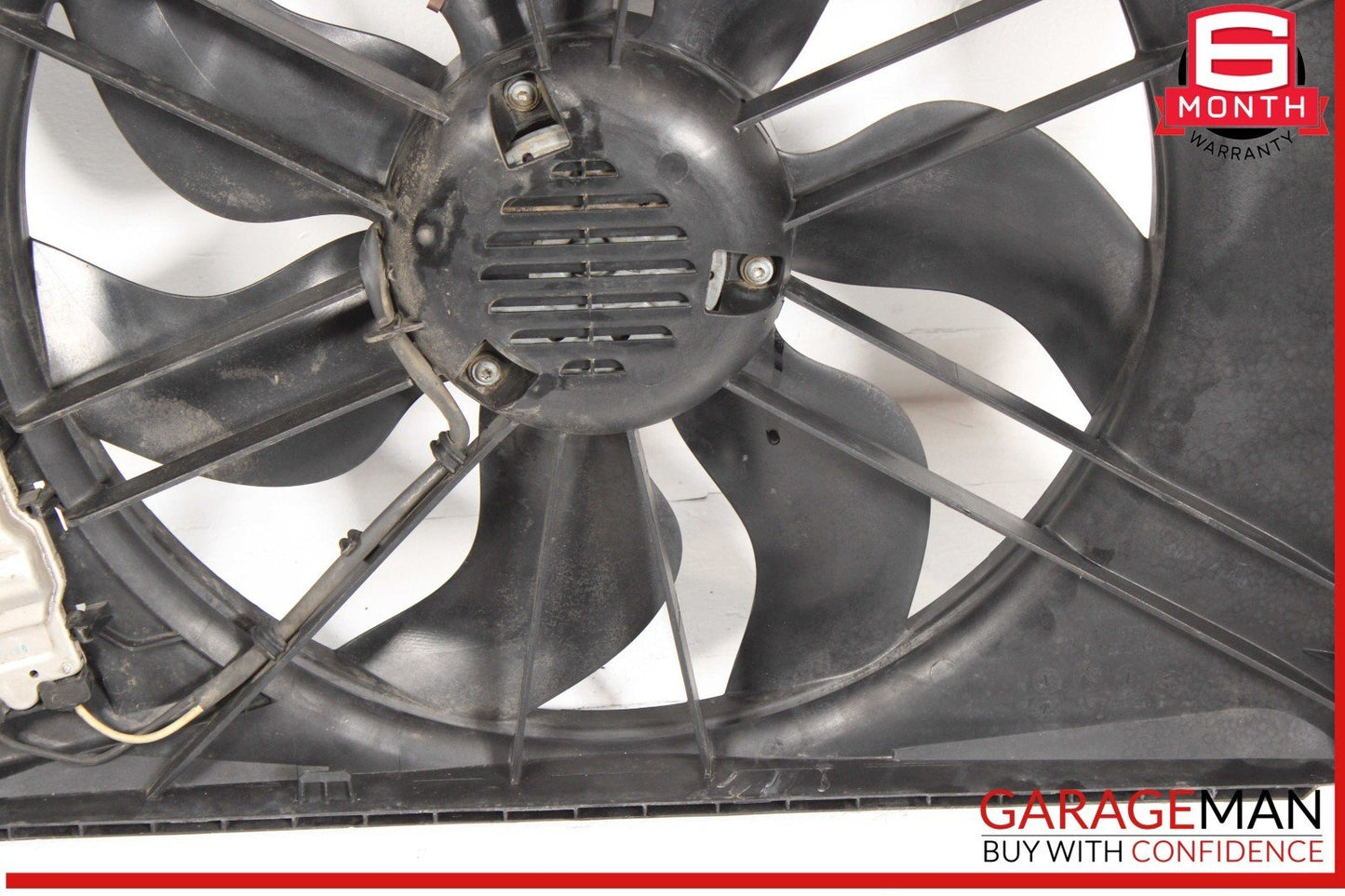 08-15 Mercedes X204 GLK350 Engine Cooling Radiator Fan Shroud Motor Assy OEM