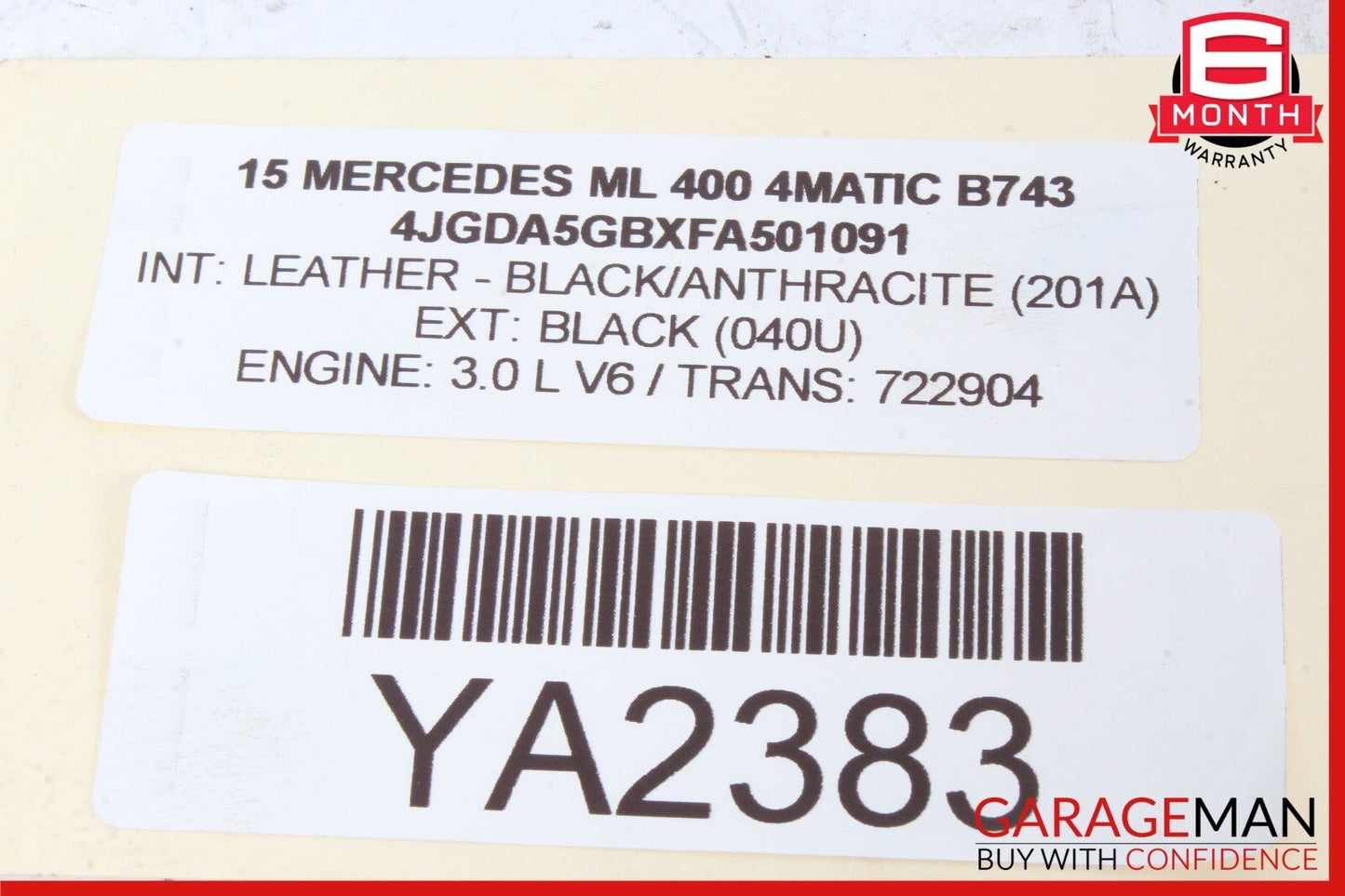 12-19 Mercedes W166 ML400 GLS550 Front Left Wheel Spindle Knuckle Hub Bearing