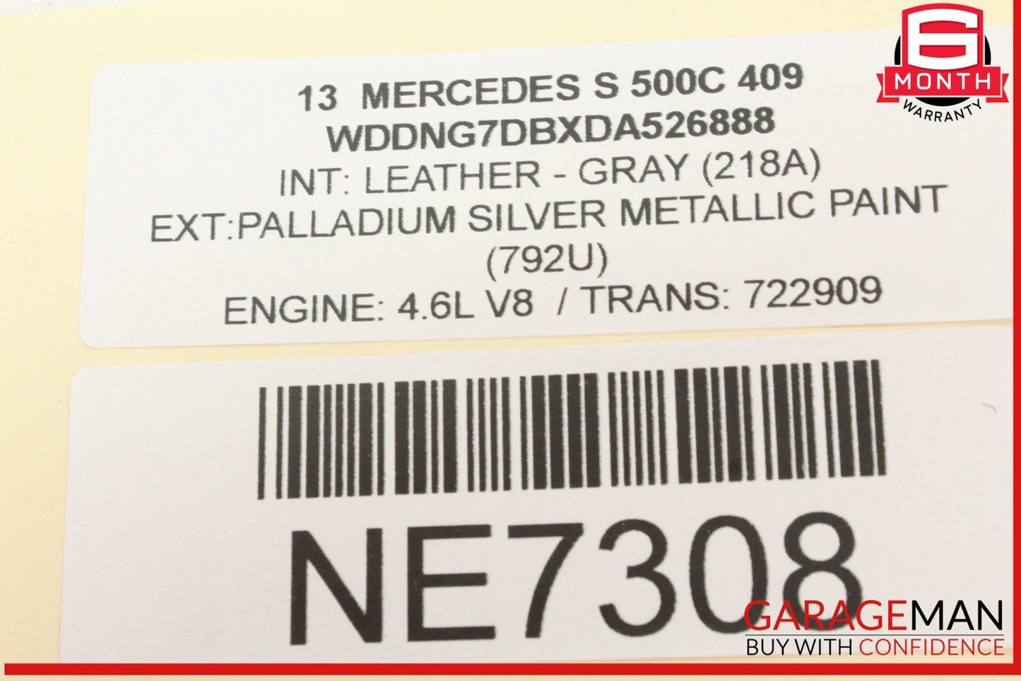 07-10 Mercedes W221 S550 CL550 Steering Column Control Switches Assembly OEM