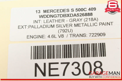 07-10 Mercedes W221 S550 CL550 Steering Column Control Switches Assembly OEM