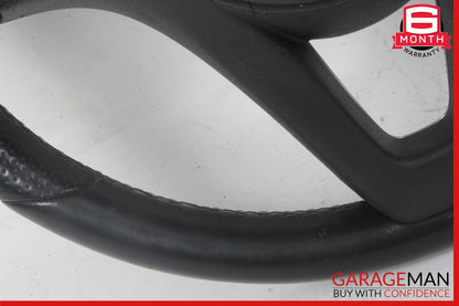15-18 Mercedes W205 C300 GLC300 Steering Wheel Black w/ Paddle Shifters Assy OEM
