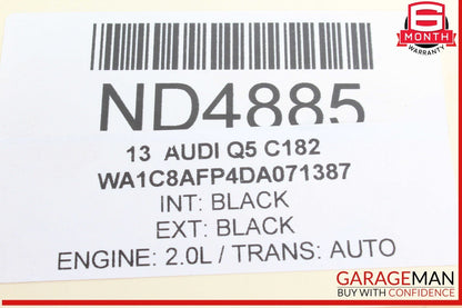 13-17 Audi Q5 Rear Left Driver Side Bumper Guide Mount Bracket 8R0807453 OEM