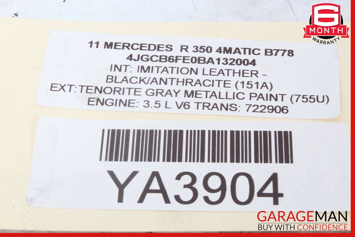 09-13 Mercedes W251 R350 R320 Trunk Lid Hydraulic Pump Motor w/ Cylinder OEM