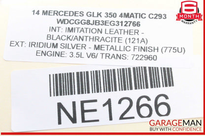 10-18 Mercedes X204 GLK350 4MATIC Trunk Lid Power Closing Motor 2047500060 OEM