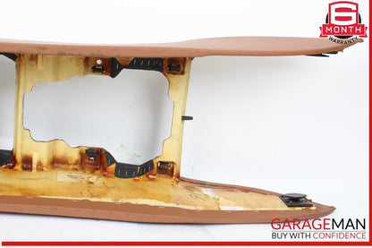 03-12 Bentley Continental GTC Center Console Carrier Frame Body Brown OEM