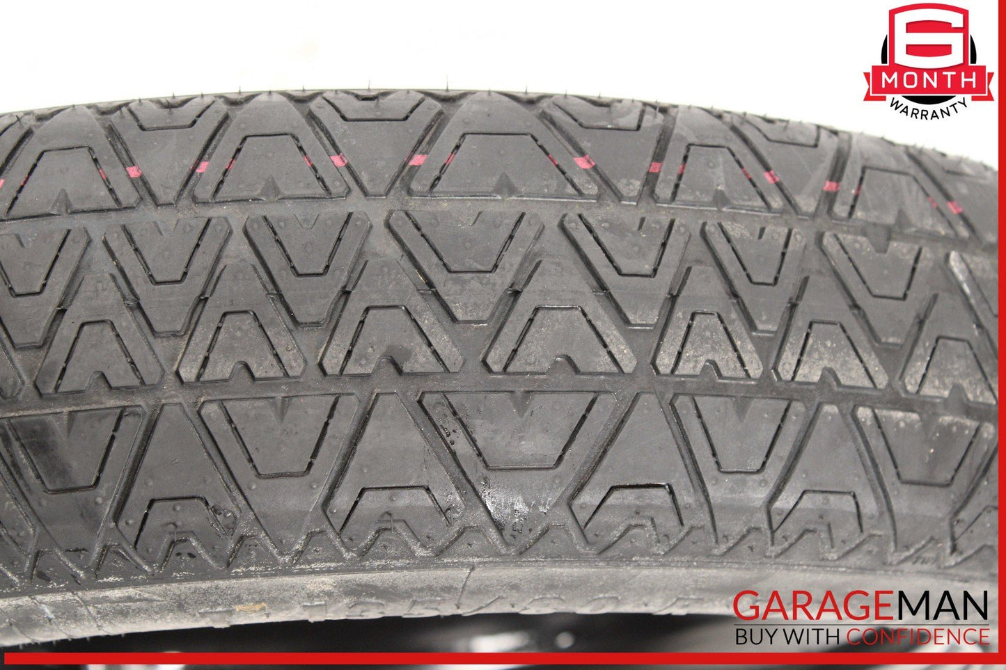 10-17 Mercedes W207 E400 C250 Coupe Donut Spare Tire Wheel Rim 135 80 17" OEM