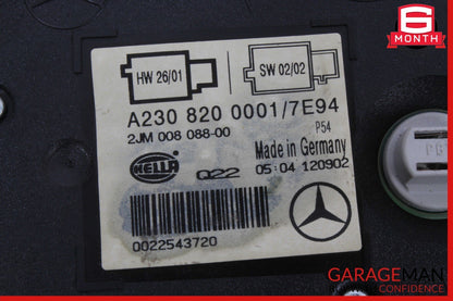 03-04 Mercedes R230 SL500 SL55 AMG Front Top Upper Overhead Dome Light Lamp OEM