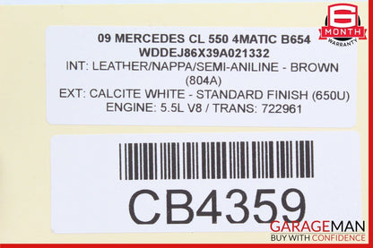 07-13 Mercedes W221 S550 CL550 Power Steering Expansion Hose Cooling Line
