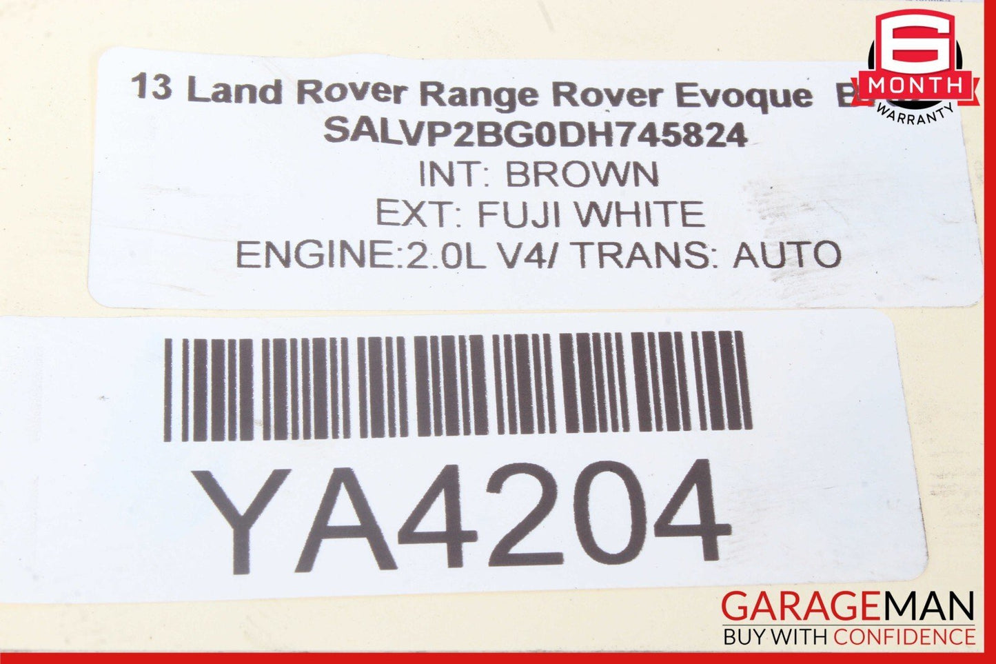12-19 Land Rover Range Rover Evoque Rear Right Spindle Knuckle Hub Bearing Assy