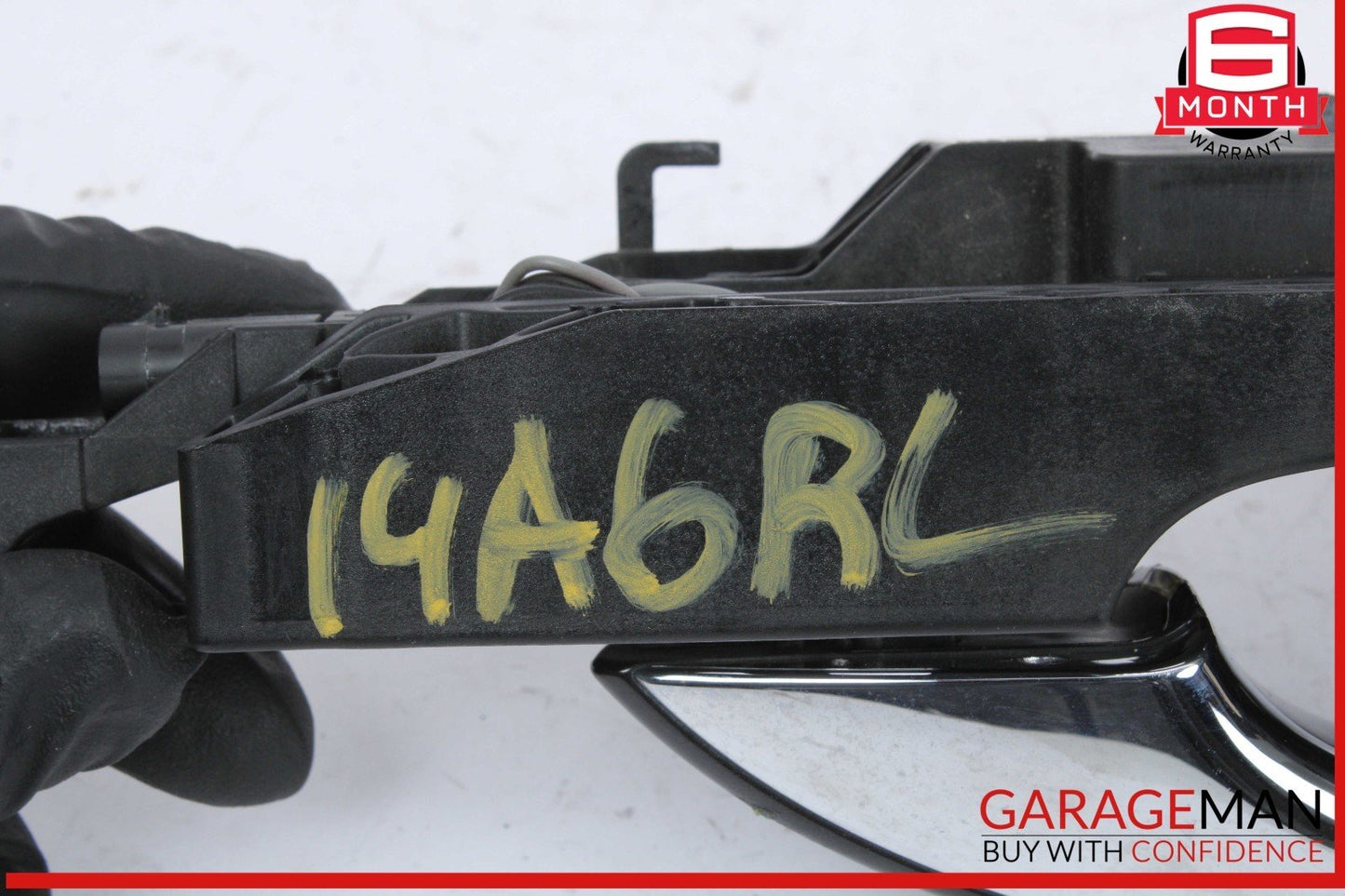 12-18 Audi A6 A7 Rear Left Driver Side Exterior Door Handle Black 4H0837885 OEM