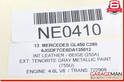 12-19 Mercedes X166 GL450 GL550 Front Right Side Lower Control Arm OEM