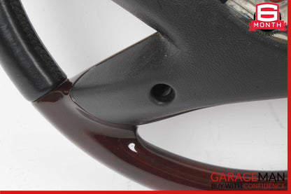 10-13 Mercedes W221 S550 S600 Steering Wheel w/ Paddle Shifters Wood Anthracite